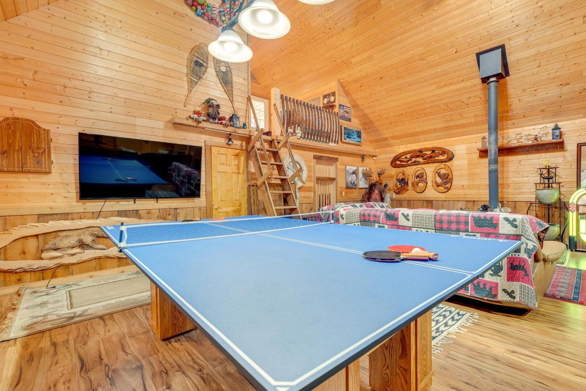 Leavenworth Cabin With Deck, Hot Tub And Game Room! Dış mekan fotoğraf